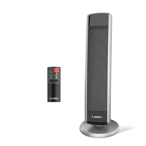 Lasko 29-Inch Oscillating Digital Ceramic Tower Space Heater with Remote Control, 1500W