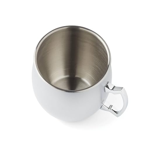 Cambridge Moscow Mule Mugs Set of 4 – 20 oz, Double-Walled Stainless Steel, Metallic