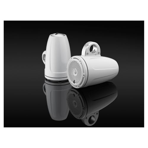M3 7.7 Inch Enclosed Tower Speakers - White Classic Grille