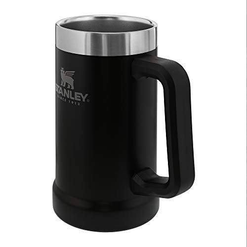 Stanley Stay-Chill 24 oz Matte Black Insulated Beer Stein - Keeps Drinks Cold