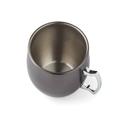 Cambridge Moscow Mule Mugs Set of 4 – 20 oz, Double-Walled Stainless Steel, Metallic