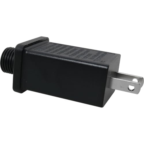 12V 1A Waterproof Power Adapter for Christmas Lights & Outdoor Decorations