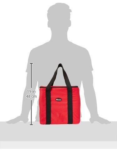 Winco BGPZ-18 Pizza Bag, 18-Inch by 18-Inch by 5-Inch, Red