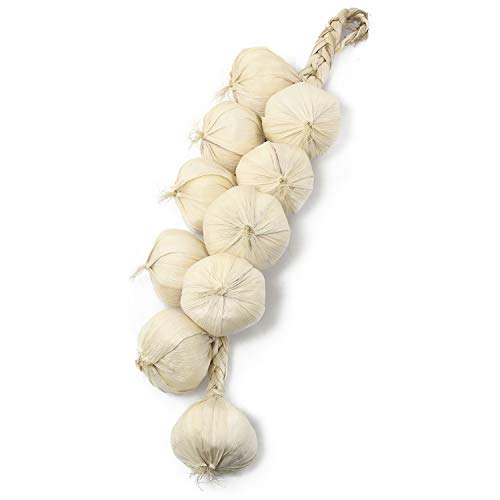 Artificial Garlic String 2-Piece Set, Lifelike Foam Vegetable Decor