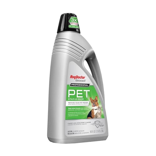 Rug Doctor by BISSELL Professional Triple Action Pet Stain and Odor Deep Carpet Cleaner, 80oz