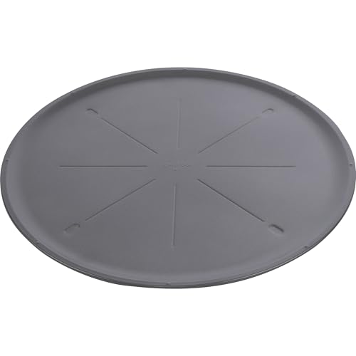 GoodCook Everyday Nonstick Steel Pizza Pan, 16", Cutting guide, Gray