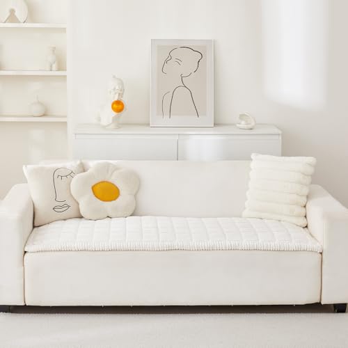Non-Slip Washable Dog Couch Cover - Soft Pet Sofa Protector (27.6" x 59")