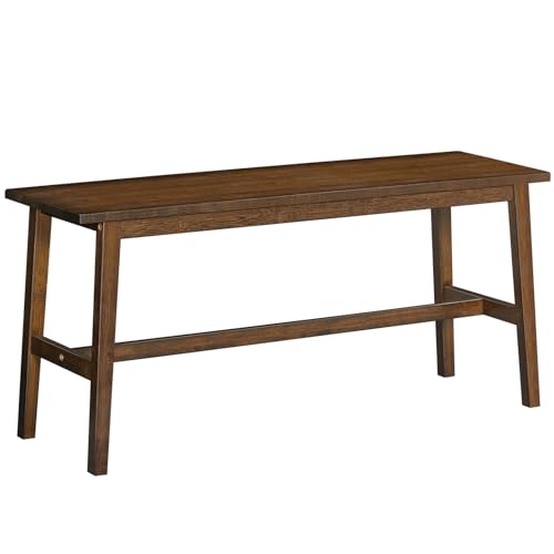 39-inch Bamboo Dining Bench, Sturdy Farmhouse Kitchen Table Bench
