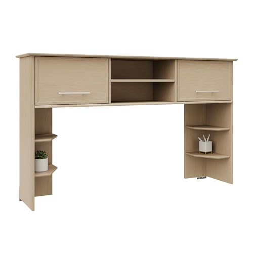 Realspace Koru 60-inch Wooden Desk Hutch with Adjustable Shelves