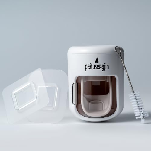 Automatic Toothpaste Dispenser, Wall-Mounted Hands-Free Bathroom Organizer