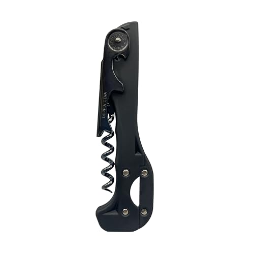 Franmara Boomerang Two-Step Corkscrew with Soft-Touch Black Handle