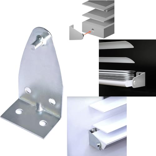 4pcs Metal Blind Hold Down Brackets for 1 to 2 Inch Horizontal Blinds