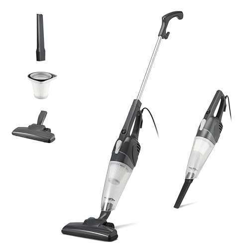 2-in-1 Corded Stick Vacuum Cleaner with Handheld Mode, Lightweight 300W