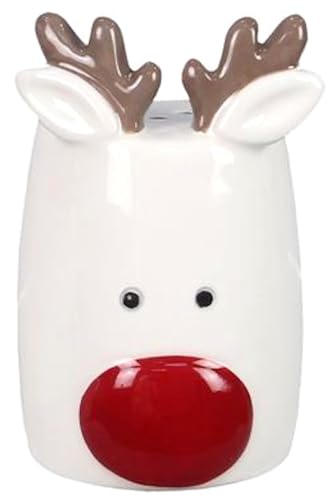 Christmas Santa & Reindeer Salt and Pepper Shaker Set - Holiday Kitchen Decor