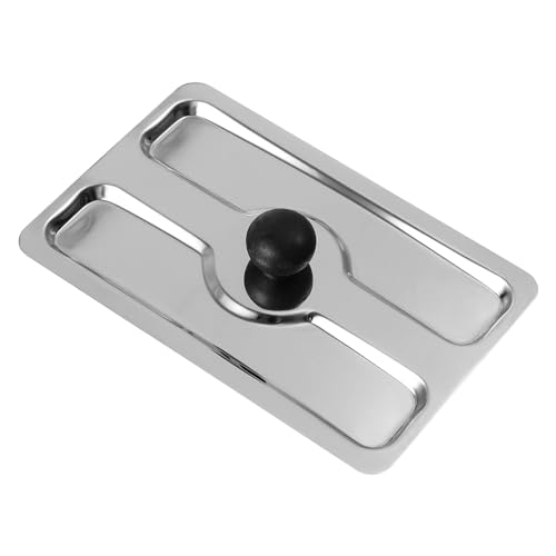 Stainless Steel Toaster Dust Cover - Protective Bread Maker Lid