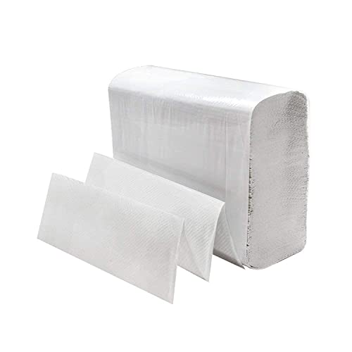 White Multifold Paper Towels - 100% Recycled Fiber (500 Total Sheets)
