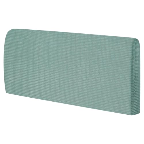 Stretch Bed Headboard Cover, Dustproof Protector for 1.1-1.4m Headboards, Green