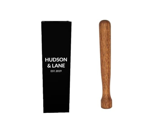 Wooden Cocktail Muddler - Food-Safe Walnut Bar Tool for Mojito & More