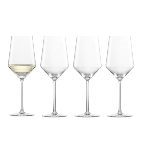 Schott Zwiesel Pure Sauvignon Blanc White Wine Glass Set of 4, 14oz, Dishwasher Safe, Made in Germany
