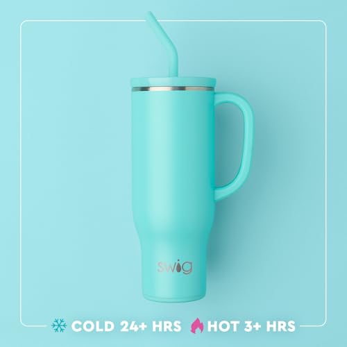 Swig Life 30oz Insulated Mega Mug with Handle & Straw - Sugar Plum Soldiers