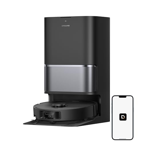 Robot Vacuum and Mop with Self-Emptying Dock, 25,000Pa Suction & App Control