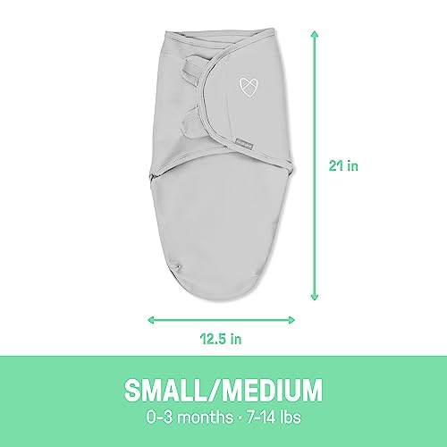 SwaddleMe by Ingenuity Original Swaddle - Size Small/Medium, 0-3 Months, 3-Pack (Starry Night)