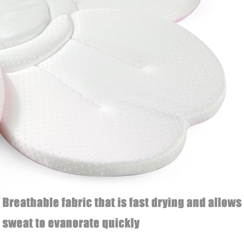 PandaEar Plush Newborn Baby Bath Flower Sink Cushion - Non-Slip Bath Support