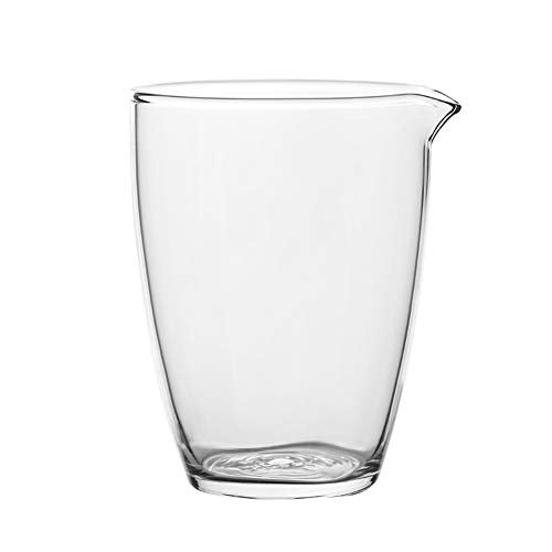 Sizikato 8 Oz Borosilicate Glass Tea Sharing Cup - Clear Kungfu Tea Pitcher