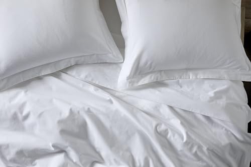 Coyuchi Cloud Brushed Organic Flannel Duvet Cover Twin Alpine White