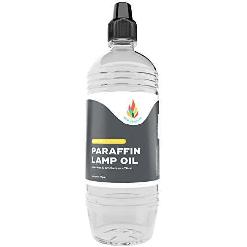 Clear Liquid Paraffin Lamp Oil - Smokeless & Odorless Fuel (500mL)