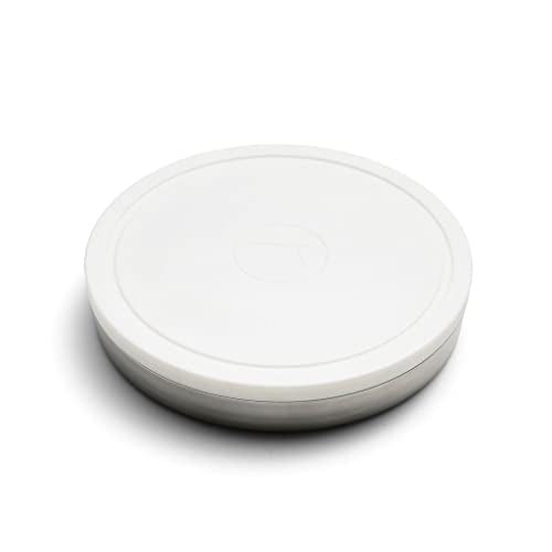 Outset 6" x 6" Stainless Steel 3-in-1 Cocktail Rimmer with Cutting Board Lid