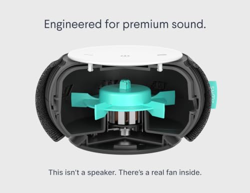 Smart White Noise Machine with Real Fan - App Controlled Sleep Sound Machine