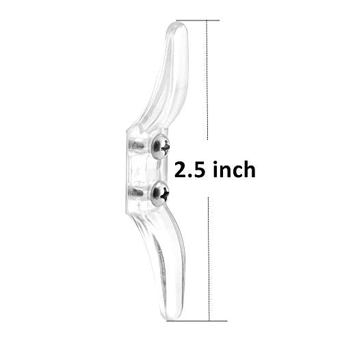 4pcs Clear Blind Cord Safety Cleats with Screws for Window Blinds