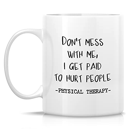 Retreez Funny Physical Therapy Therapist Coffee Mug - White 11oz