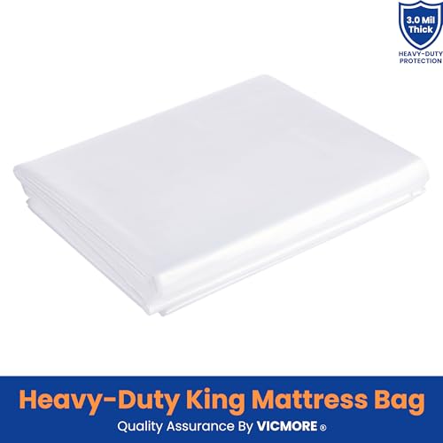 Heavy-Duty Mattress Bag for King & California King - 3 Mil, 1 Pack