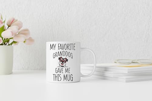QASHWEY Miniature Schnauzer Dog Grandma Gifts Mug, Funny Pet Lover Coffee Cup