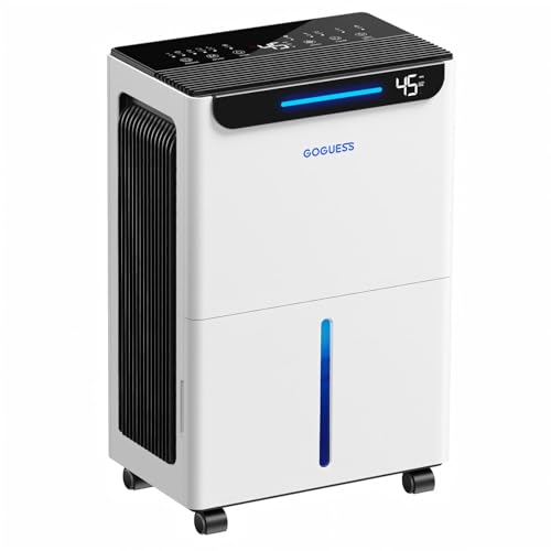 Large Room Dehumidifier 34 Pints for Basement with Drain Hose