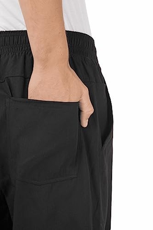 Chef Works Men's Better Built Baggy Chef Pants, Black, Medium