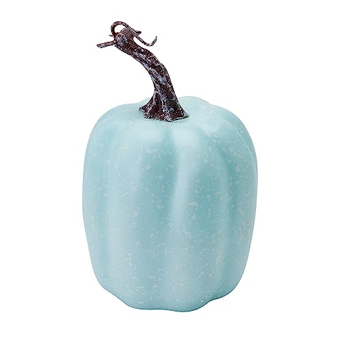7-Piece Artificial Pumpkin Set for Fall Harvest and Halloween Decor