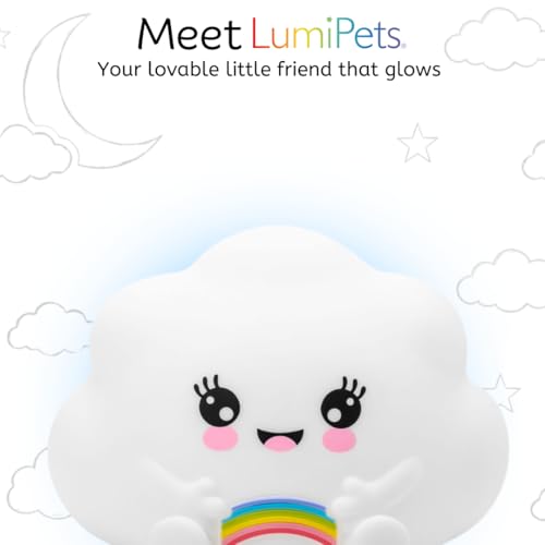 Cloud Night Light for Kids, Rechargeable Silicone Color Changing Lamp