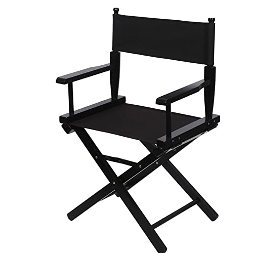 Director Chair Replacement Canvas Kit - Black Seat and Backrest Set