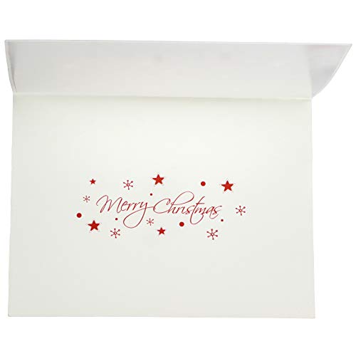 40-Pack Christmas Photo Greeting Cards with Envelopes - Personalized Holiday Note Cards