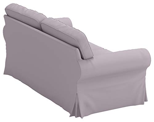 Ektorp Loveseat Cover - Heavy Duty Cotton Slipcover in Light Gray