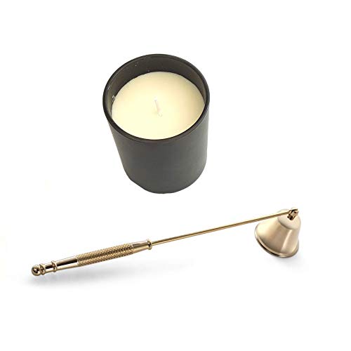 Gold Candle Snuffer - Long Handle Wick Extinguisher Tool