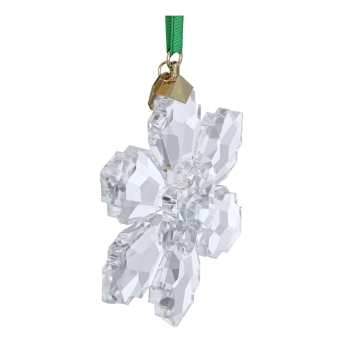 2026 Annual Edition Geometric Snowflake Crystal Ornament