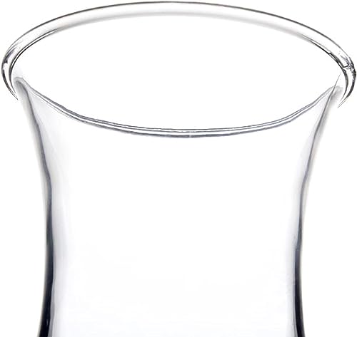 TrueCraftware 24 oz Hurricane Glass Polycarbonate Clear Drinkware for Cocktails & Beverages