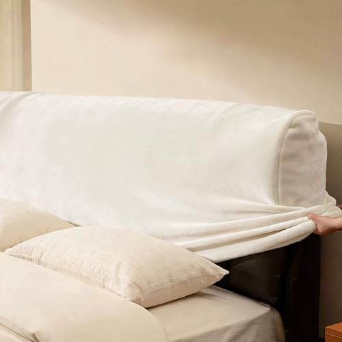 Velvet Headboard Cover | Soft Dustproof Slipcover for Queen & King Beds