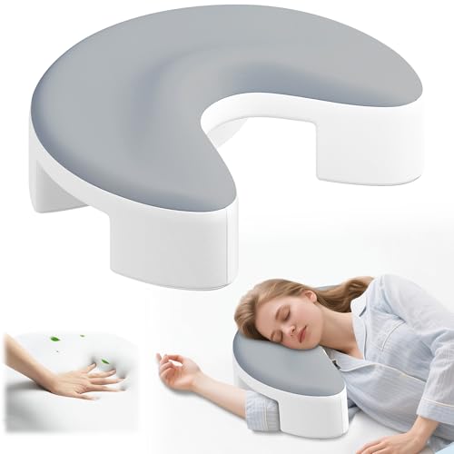 Ergonomic Side Sleeper Pillow with Arm Holes for Pain Relief
