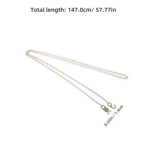 Heavy-Duty Metal Weight Chain for Grandfather Clocks, Steel Clock Accessory