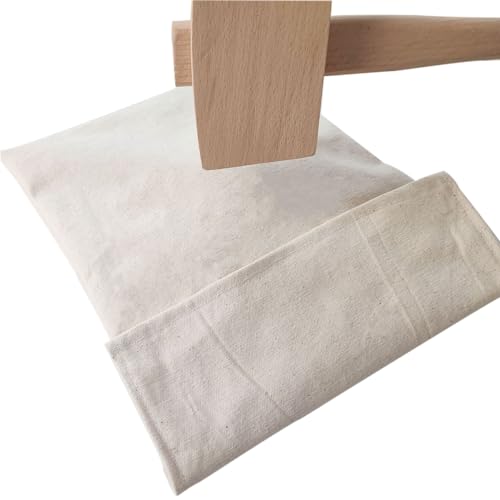 Careyoungs Canvas Ice Crushing Bag for Chilled Cocktails - 9.5 x 13.8 Inches, Set of 2